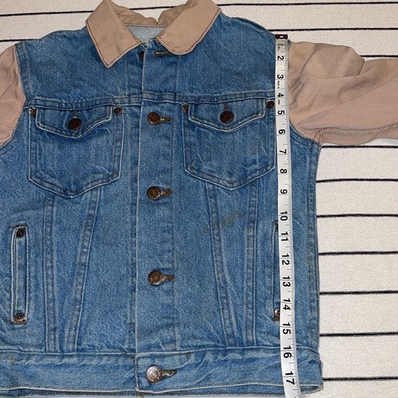 Bristol Blues Vintage USA Made Denim Jean Jacket Youth Medium 10/12 - Picture 14 of 15